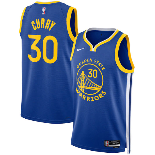 Stephen Curry - Golden State Warriors Icon Edition Swingman Jersey - Custom Name