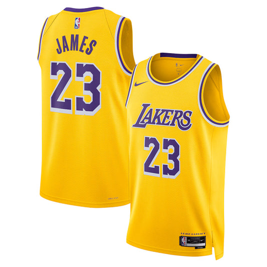 LeBron James - Los Angeles Lakers Icon Edition Swingman Jersey - Custom Name